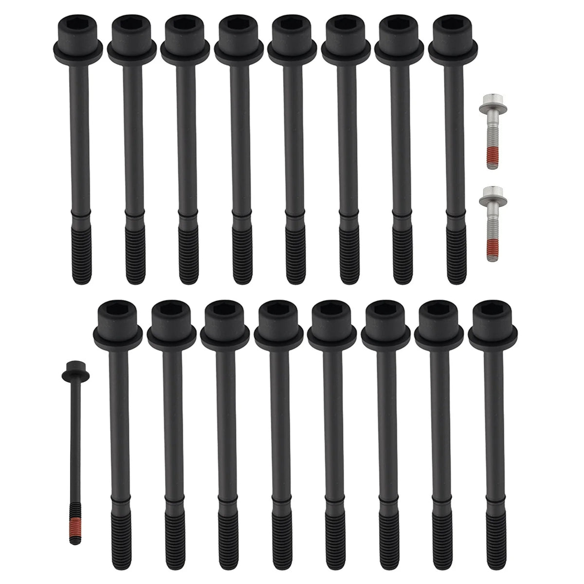 Head Bolt Set for Chevy Buick Isuzu 2.8L 2.9L 3.5L 3.7L 4.2L DOHC (2002–2010)