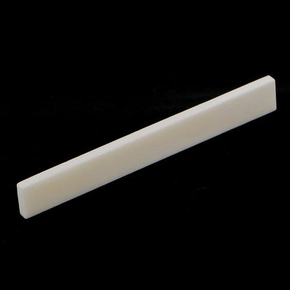 10 Pcs Blank Yellow Bone Saddle Guitar Nut 80x3x10mm for Luthier