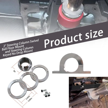 2" Swivel Base Floor Mount for GM Chevy GMC Buick