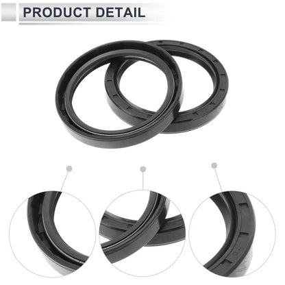Set of 5 Oil Seal Rotary Shaft Seal Nitrile Rubber 72x90x12mm