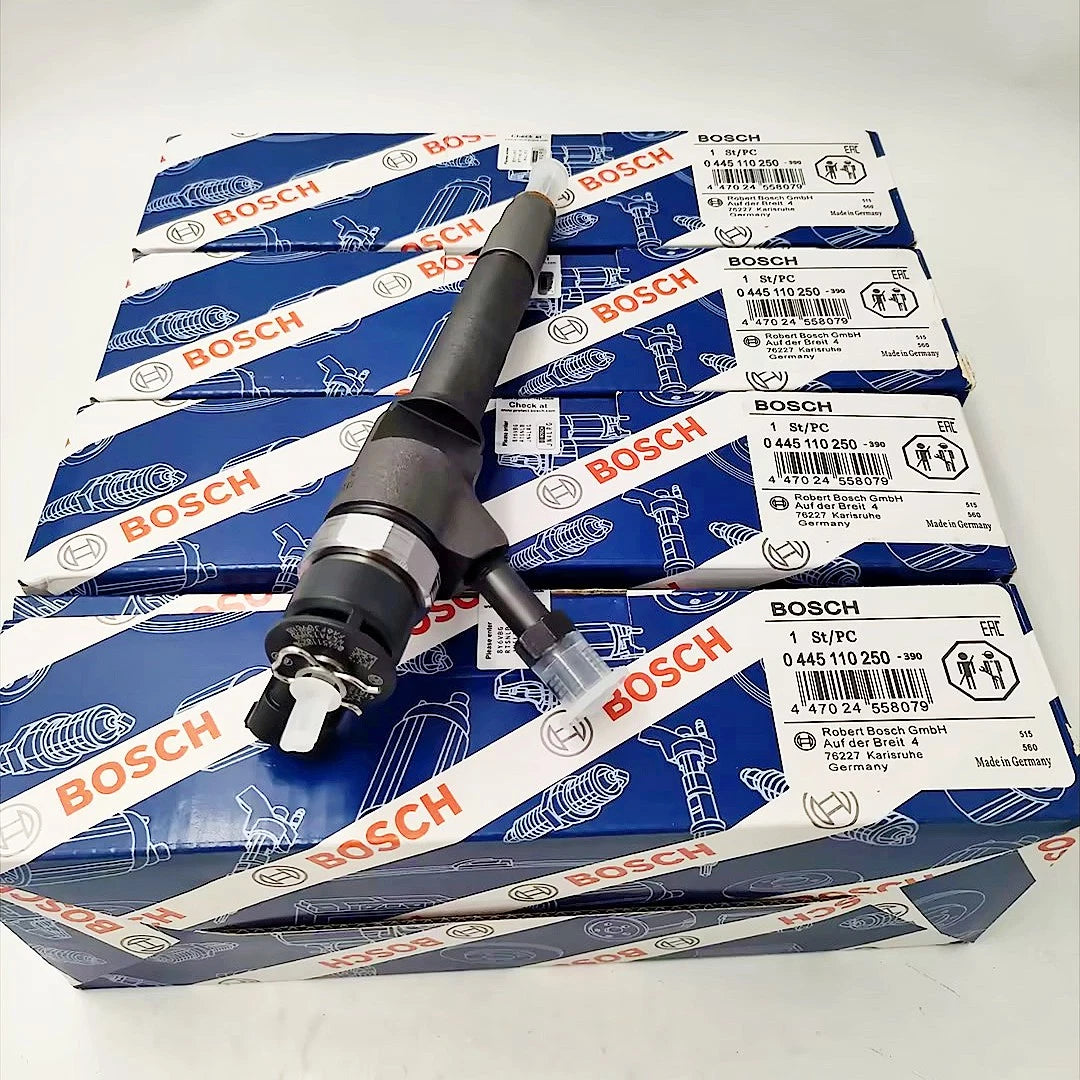 Set of 4 Diesel Injectors for Mazda BT-50, Ford Ranger (0 445 110 250)