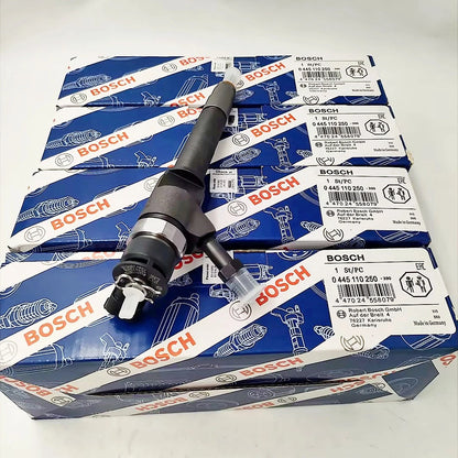 Set of 4 Diesel Injectors for Mazda BT-50, Ford Ranger (0 445 110 250)