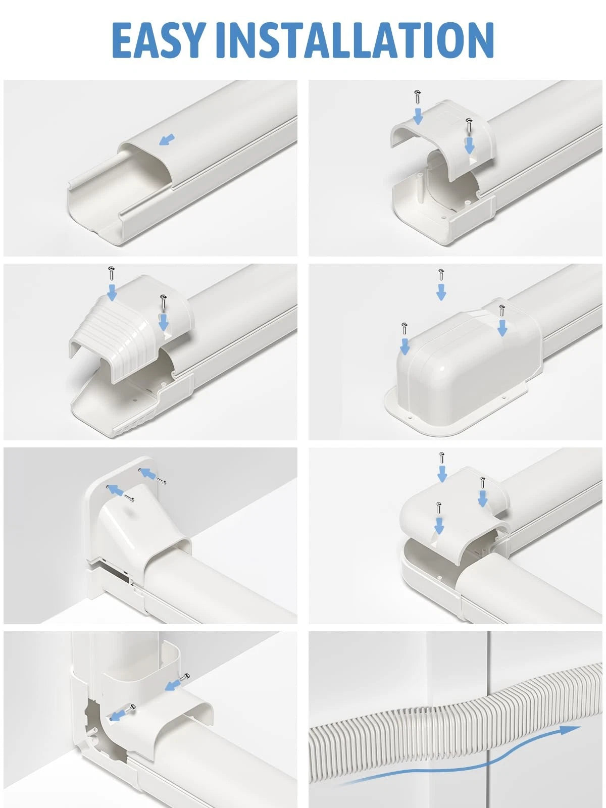 3" x 16Ft Line Set Cover Kit for