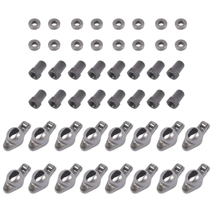 16Pcs Rocker Arms Set for Small Block Chevy SBC (262–400) Roller Tip
