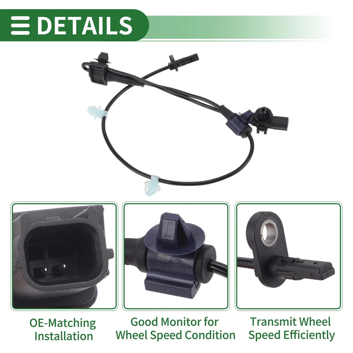 ABS Wheel Speed Sensor No. 57475SYJH01 for Honda Elysion (2012–2015)
