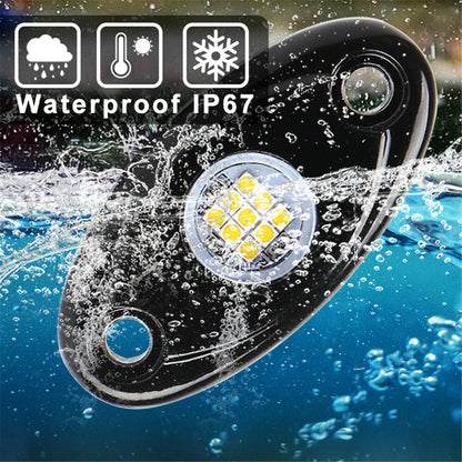 4X LED Courtesy Lights for Boat Marine (Aluminium)