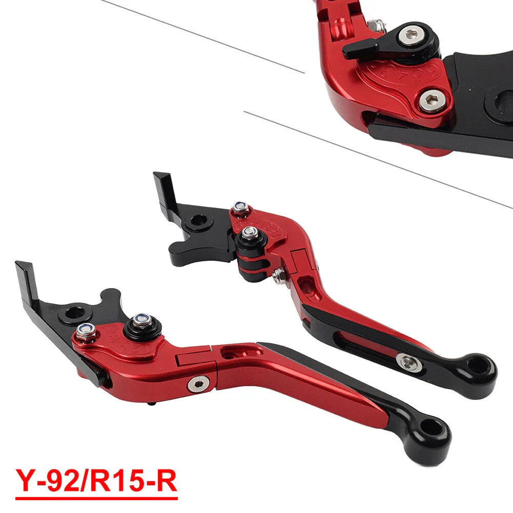 CNC Red Extendable Brake Clutch Levers for Yamaha MT-15 M-SLAZ XSR155