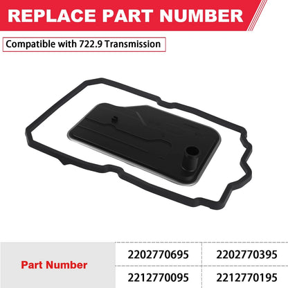 722.9 Automatic Transmission Filter Oil Pan Gasket Kit for Mercedes-Benz (2005–2010)