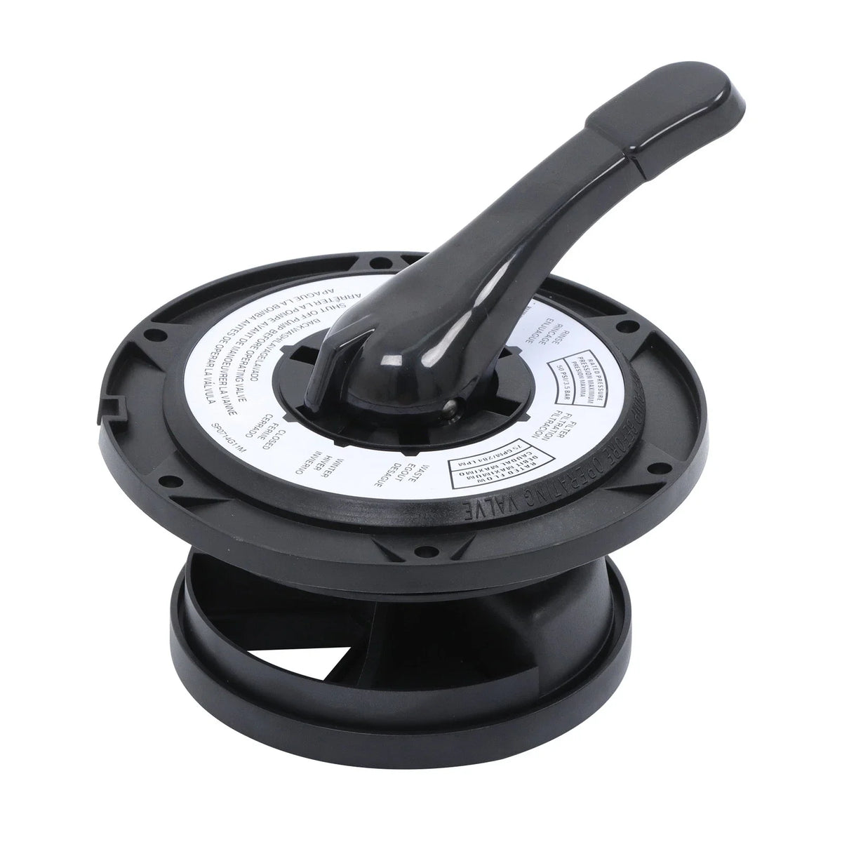 Key Cover and Handle Assembly for Hayward SP0714T (Multiport Valve)