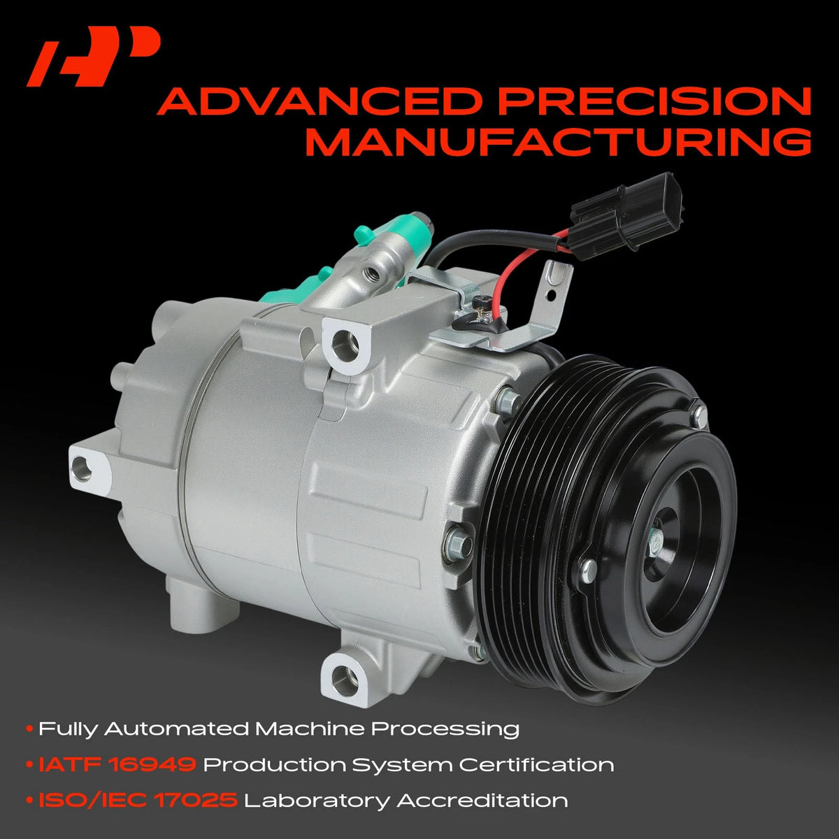 A/C Compressor with Clutch for Hyundai Elantra (2017–2020) 97701F2100, CO29339C