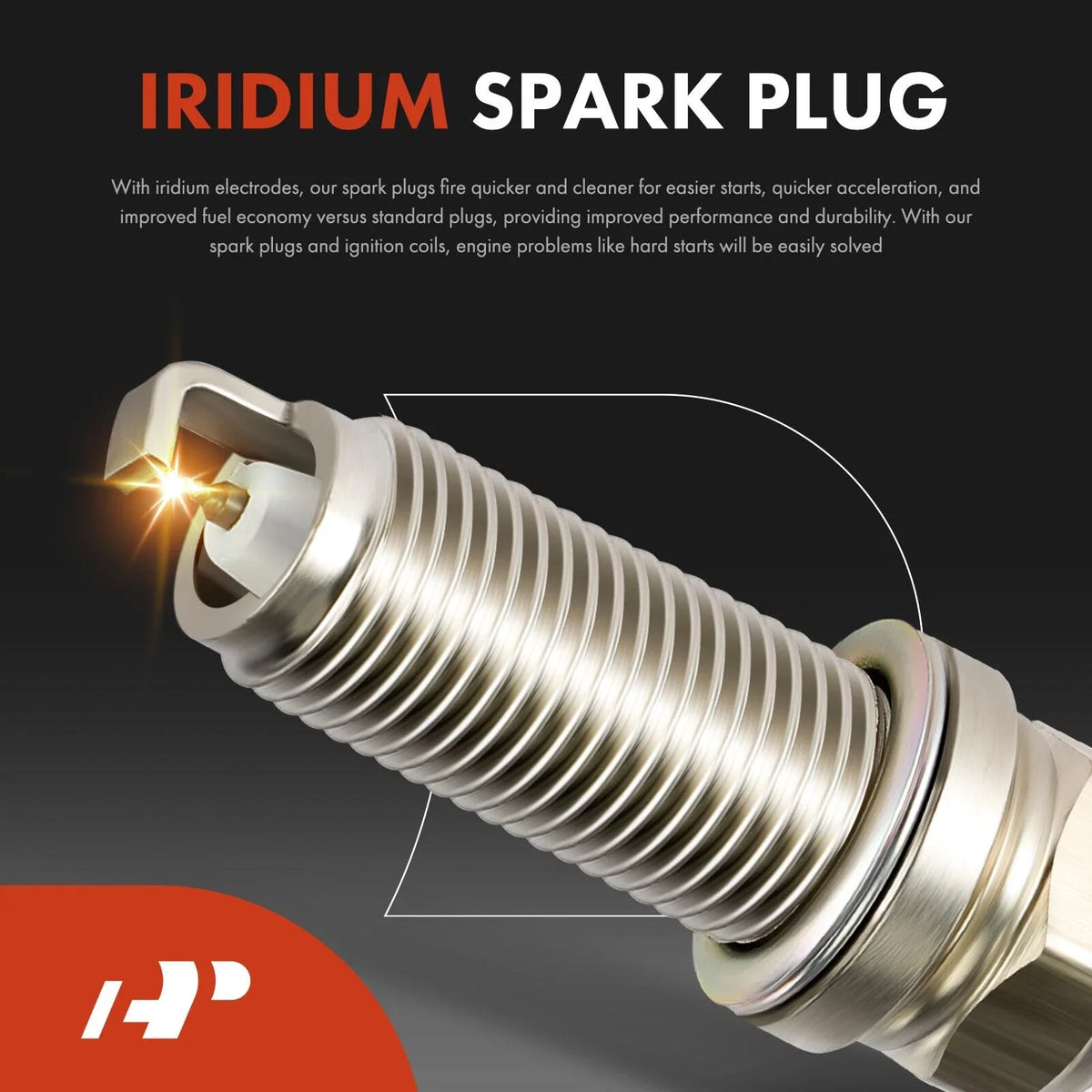 Set of 4 Ignition Coils & Iridium Spark Plugs for Jeep Compass Dodge Journey