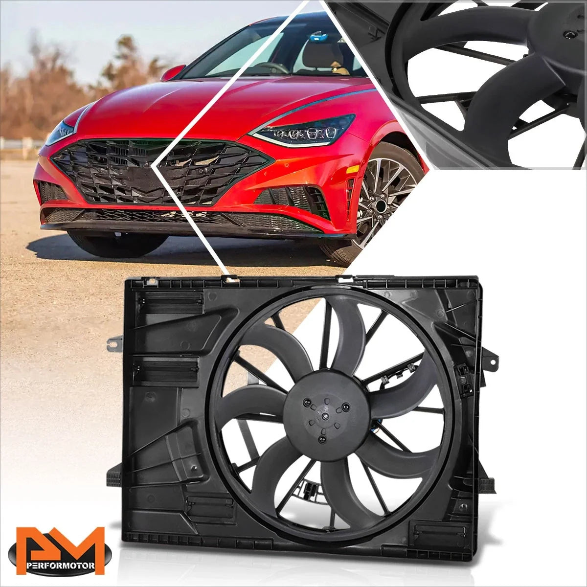 Radiator Cooling Fan Assembly for Sonata 2.5L (2020–2023)