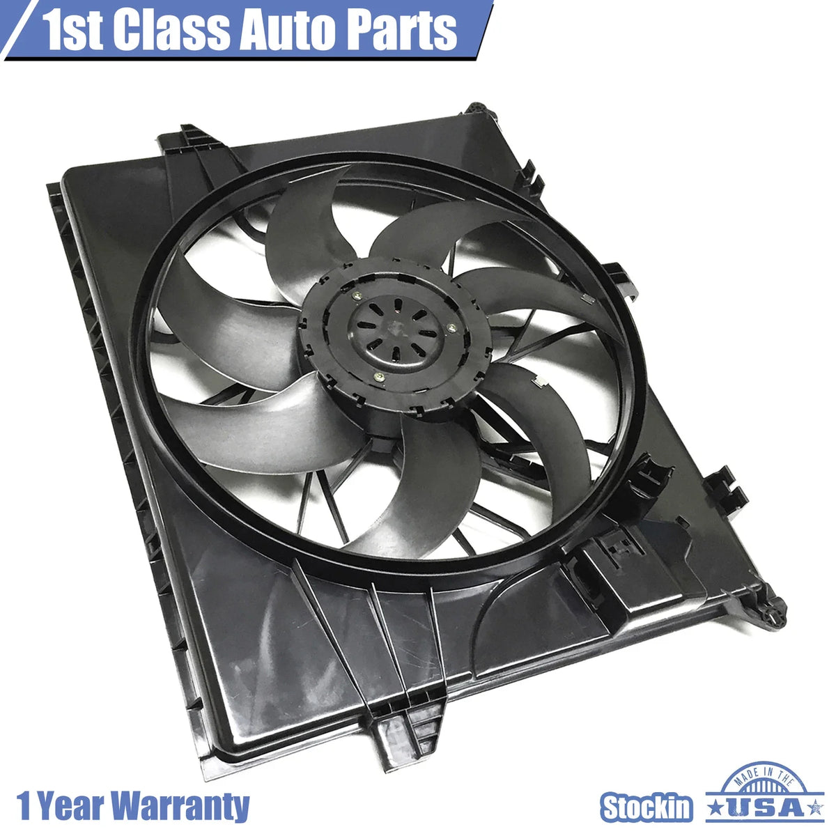 Radiator Cooling Fan Assembly for Mercedes Benz ML350 ML450 ML500 R320 R350 R500 (2006–2011)