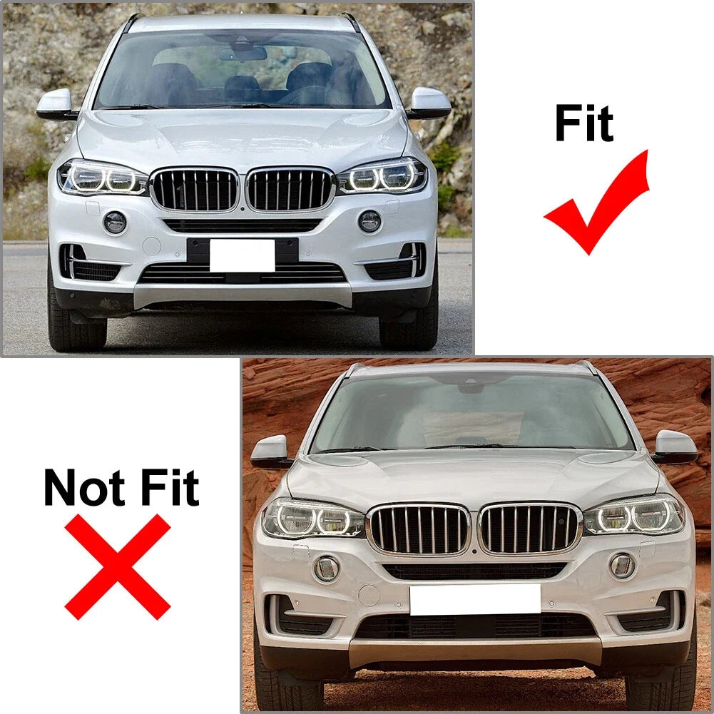 Chrome Front Bumper Grille Trim Left for BMW X5 F15 (2014–2018) 51117325395