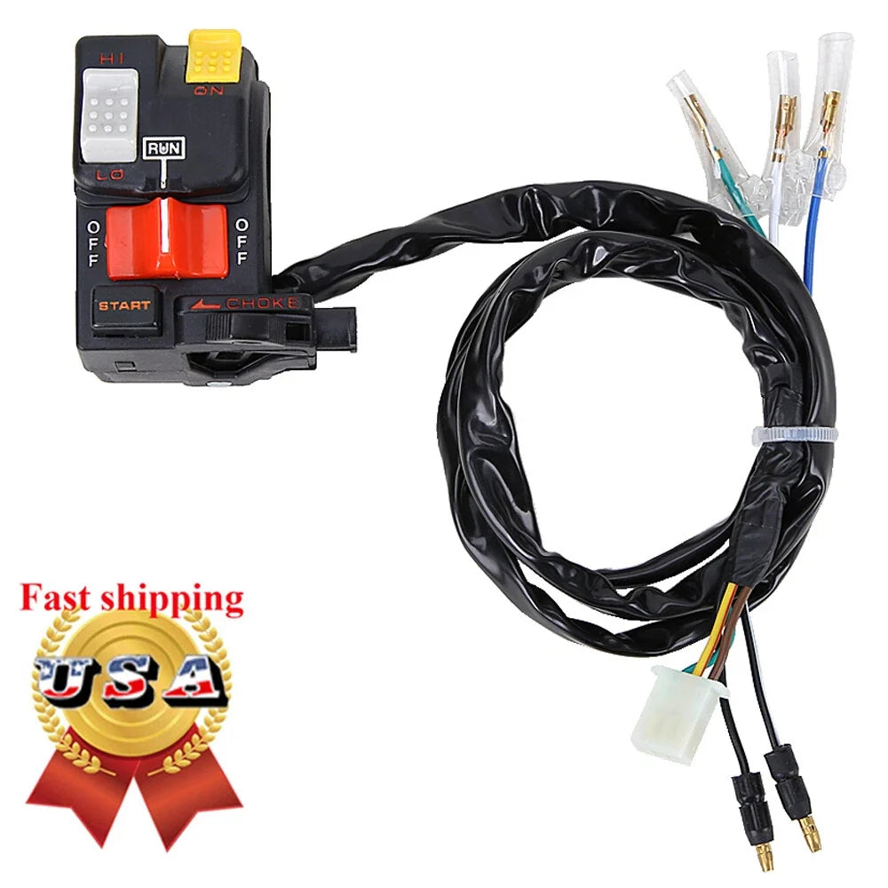 L/H Light Start Kill Switch for Honda FourTrax TRX300 TRX300FW (1988–1995)