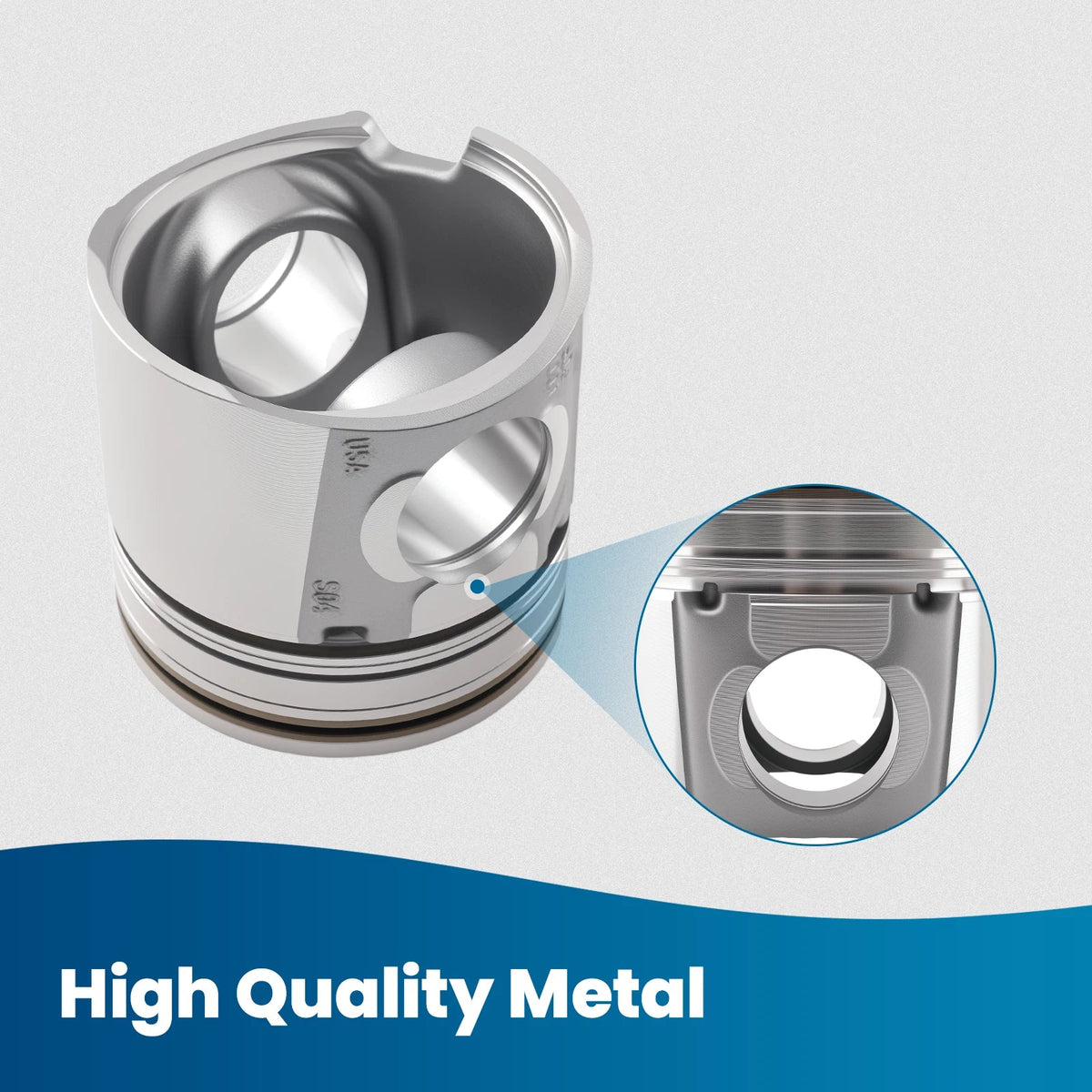 Piston Assembly w/ Rings Set for Cummins 6.7L Dodge Ram (2007–2019) 4955520