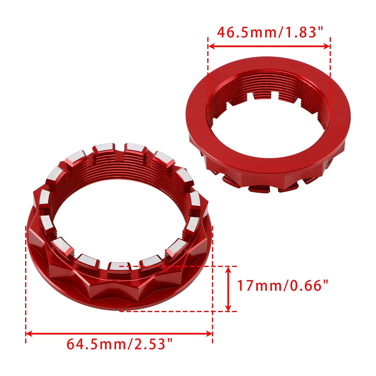 Rear Wheel Axle Nut for Ducati 1098, Panigale, Multistrada, Diavel (75012072AA)