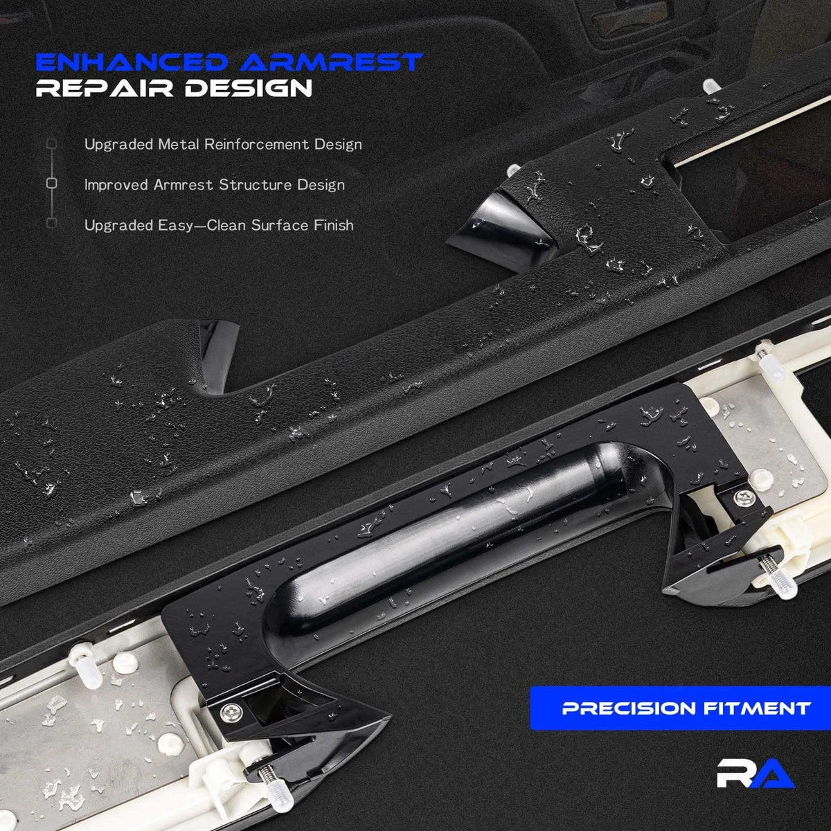 Armrest Repair Kit for Chevy Silverado, Suburban, Tahoe, GMC Sierra (2010–2014)