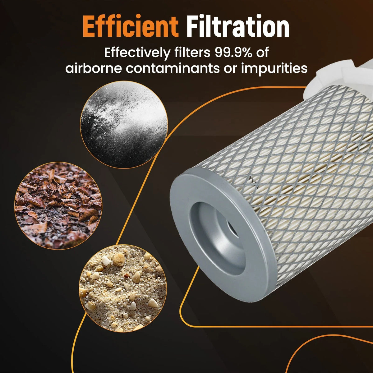 Air Filter for Case IH 2182 234 235 Tractor (42031932 CH15451 897064)