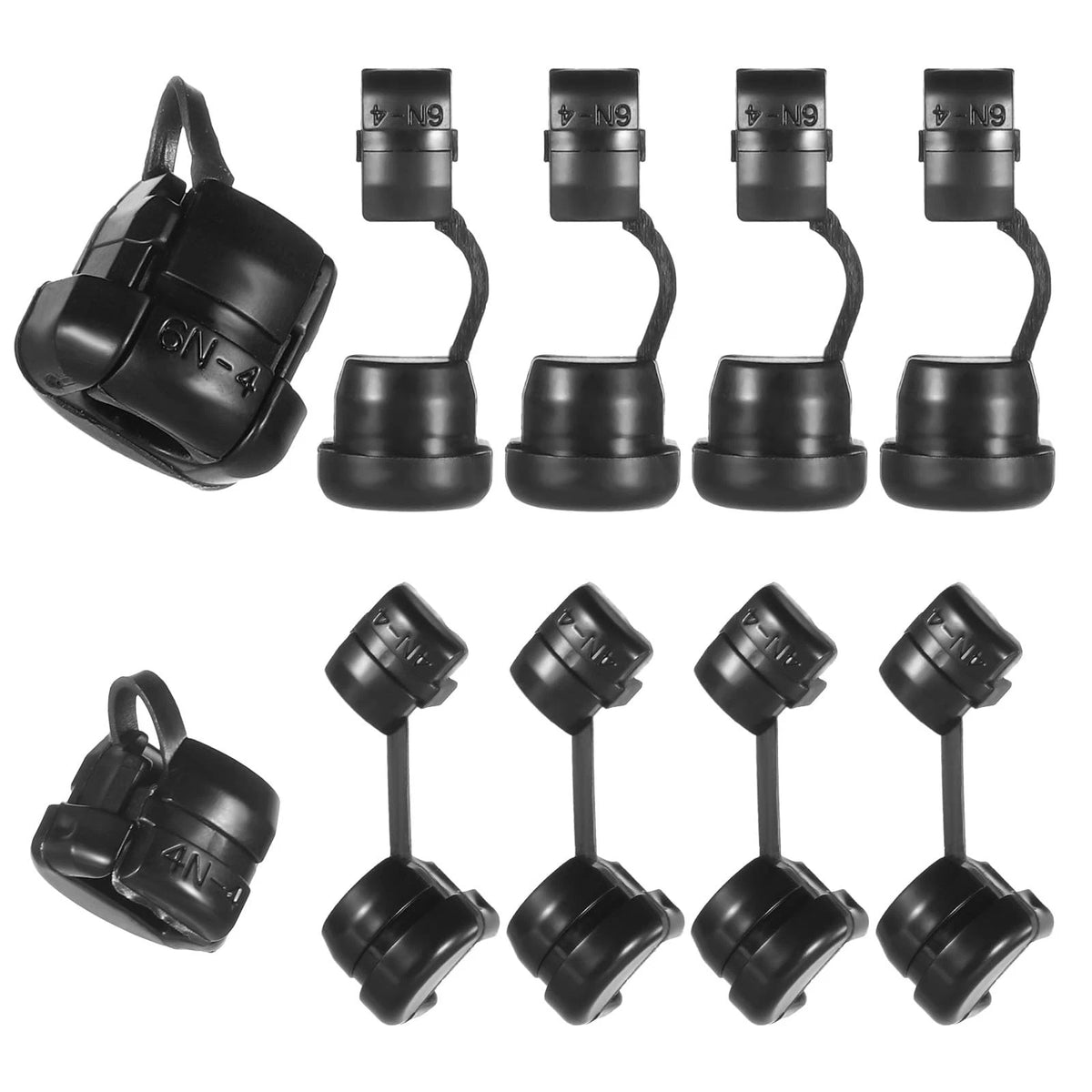 10pcs Round Strain Relief Cord Connector for Various Applications