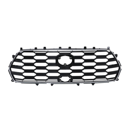 Front Bumper Upper Grille for Toyota Sequoia (2023–2024) Black Chrome