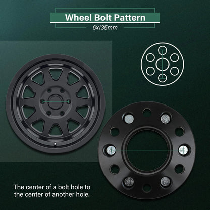 4X 2" Hub Centric Wheel Spacers 6x135 14x1.5 for Ford F150 Expedition (2015–2025)