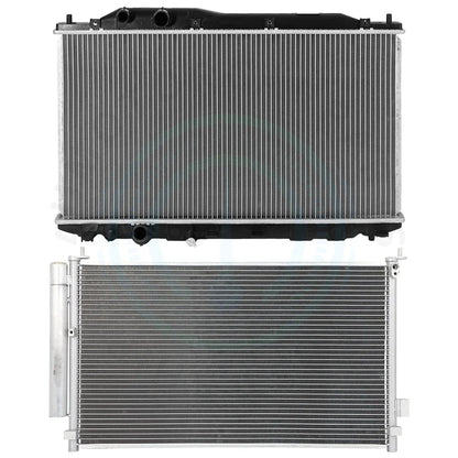 Aluminum Radiator & AC Condenser Cooling Kit for Honda Civic (2008–2011)