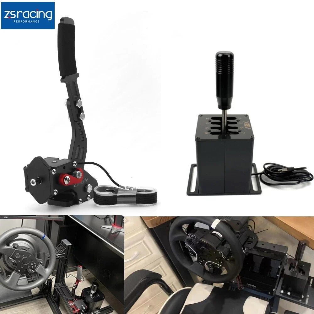 PC USB Simulator Shifter Handbrake + H-Shifter for G29 G27 G920 T300RS