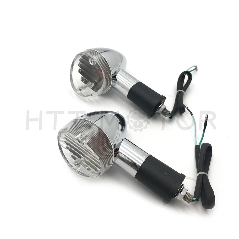 Bullet Turn Signals for Honda Motorcycle (Universal) - Amber Indicator Light