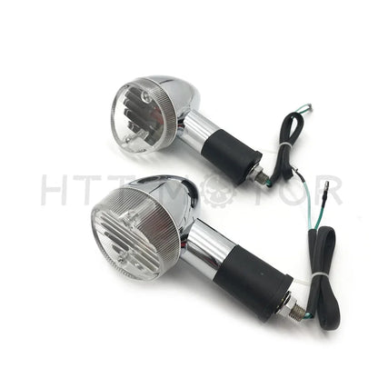 Bullet Turn Signals for Honda Motorcycle (Universal) - Amber Indicator Light