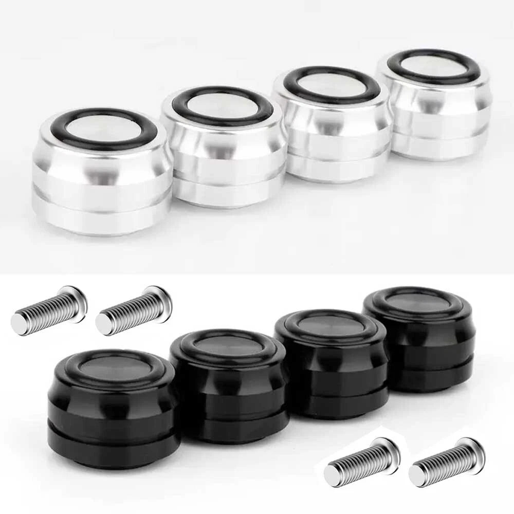 Set of 4 Aluminum Alloy Speaker Isolation Feet for Turntables