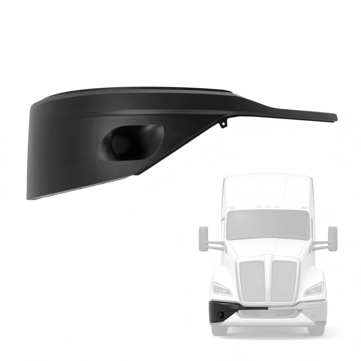 Front Bumper Cover End Cap Extension for Kenworth T680 (2022–2025) CON-A000158
