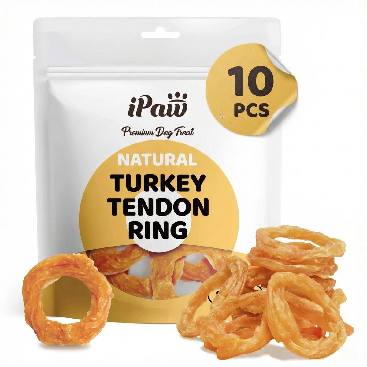10X Turkey Tendons for Dogs (0.42 Ounce Pack)