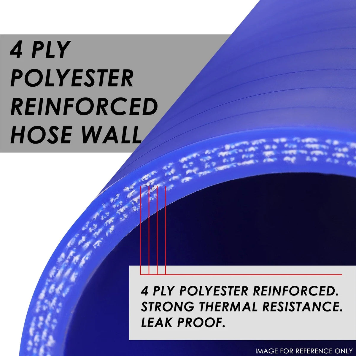 1.5-1.75" 90 Degree Transition Reducer Silicone Intercooler Pipe Hose