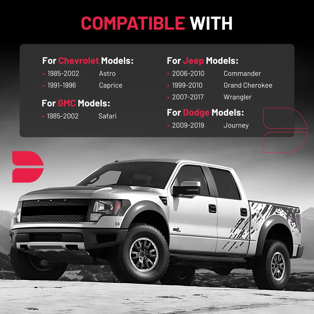 5x5 to 5x4.5 Wheel Spacers Adapters for 5x127 to 5x114 (1" 12x1.5)