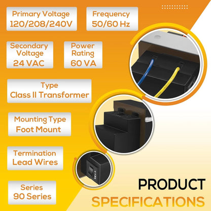 90-T60C3 Class II Transformer 24VAC 60-VA (No specific )