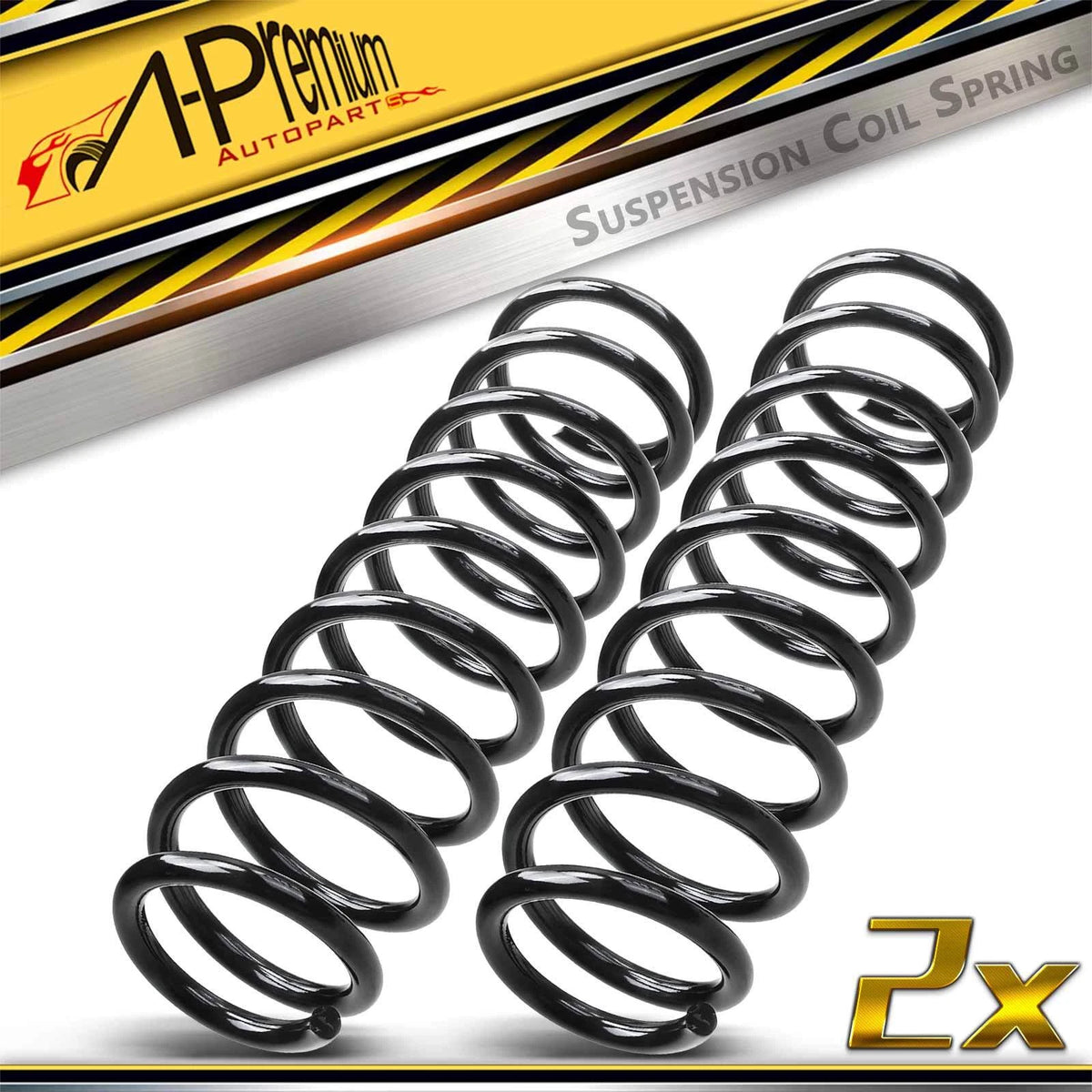 2X Rear Side Coil Springs for Mitsubishi Lancer (2002–2007) MR594980, MR961157, 81721