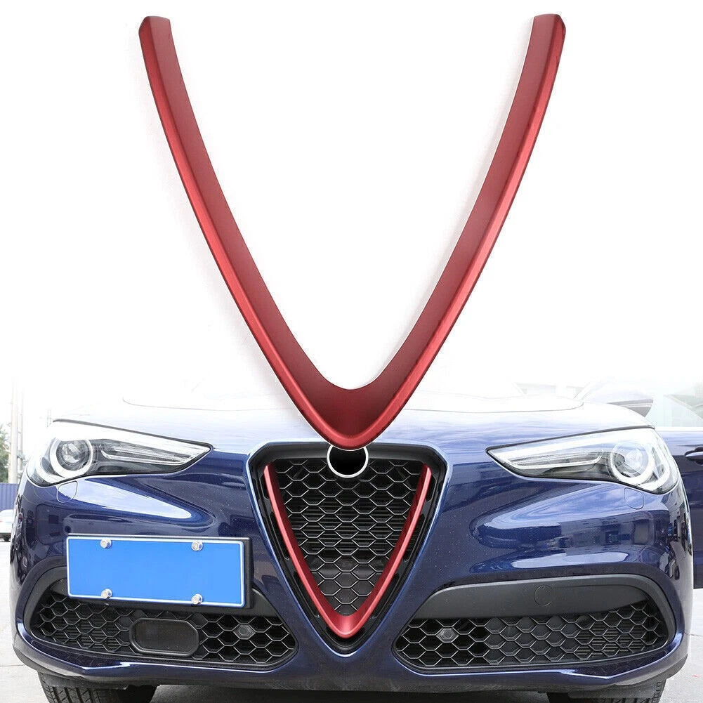 Front Bumper Air Grille Trim for Alfa Romeo Stelvio (2017–2021)