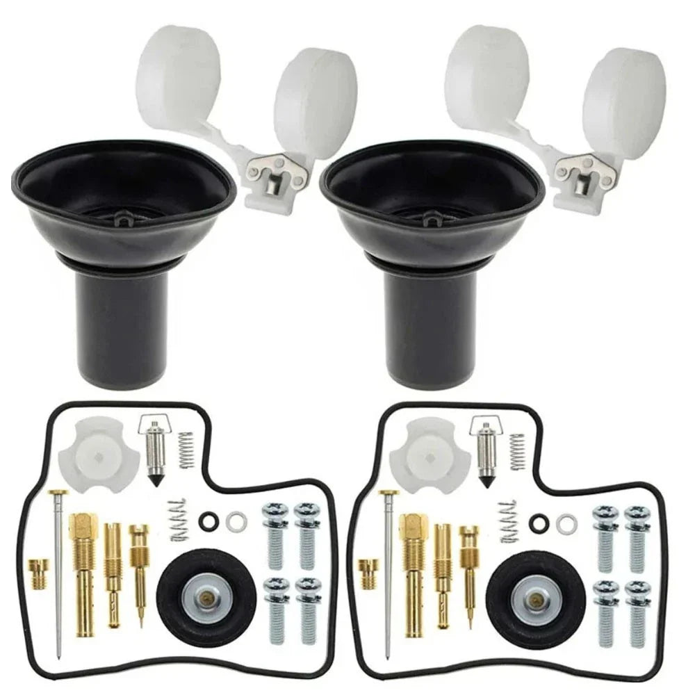 2X Carburetor Repair Kit Diaphragm Float for Honda VLX600 VT600 (1988–1998)