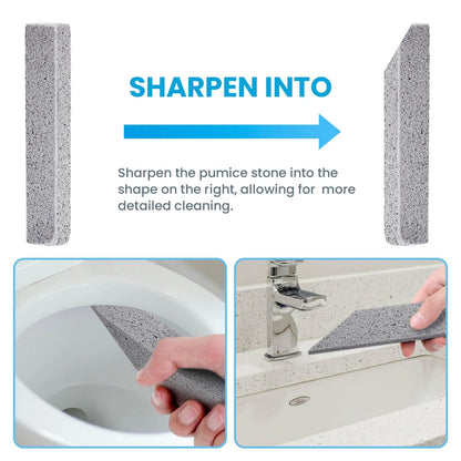 14 Pack Pumice Stone for Toilet Bowl Cleaning (Gray)