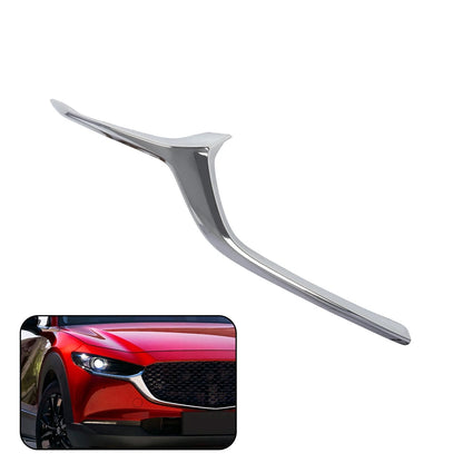 Front Bumper Chrome Molding Trim for Mazda CX-30 (2020–2023) DGH9507J0, DGH9507J0A, DGH9507J0B