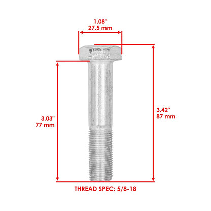 52" Deck Blade & Bolt for Toro Z 5200 / 71505 / 72505 / 72506 / 72507 (103-6402-S, MB3253+BL2943 - AA)