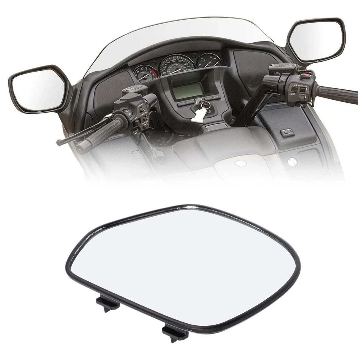 1X Right Side Clear Rear View Mirror Glass for Honda Goldwing GL1800 (2001–2017)