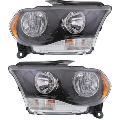 Headlight Pair for Dodge Durango (2011–2013) PLX-M0-USA-REPD100150Q-CL360A70, CH2502229, CH2503229