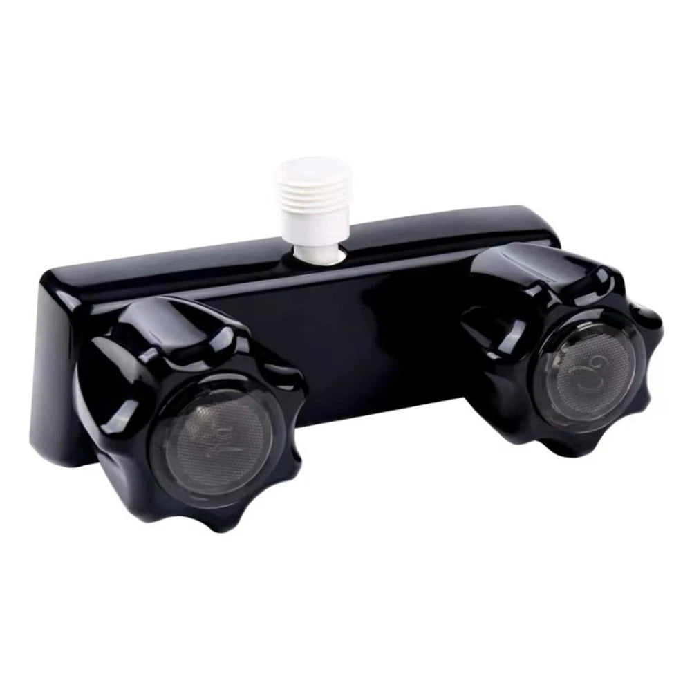 Dual Knob Faucet Valve Diverter for RV Shower Systems