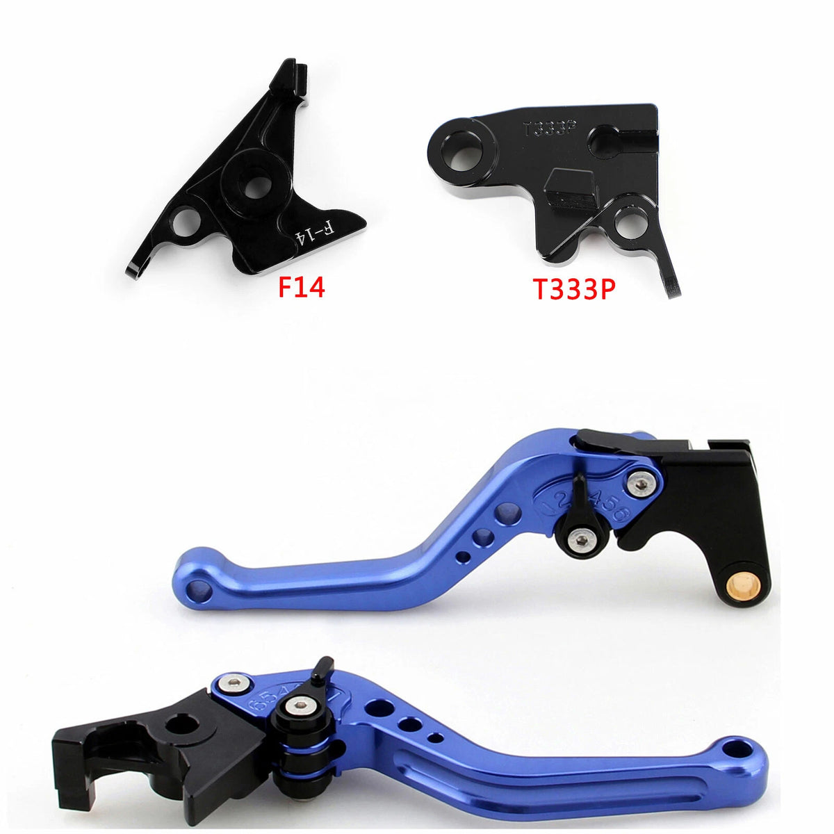 Short Clutch Brake Lever for Trident Bonneville T120 Bobber (2019–2022) M543-S090-Blue