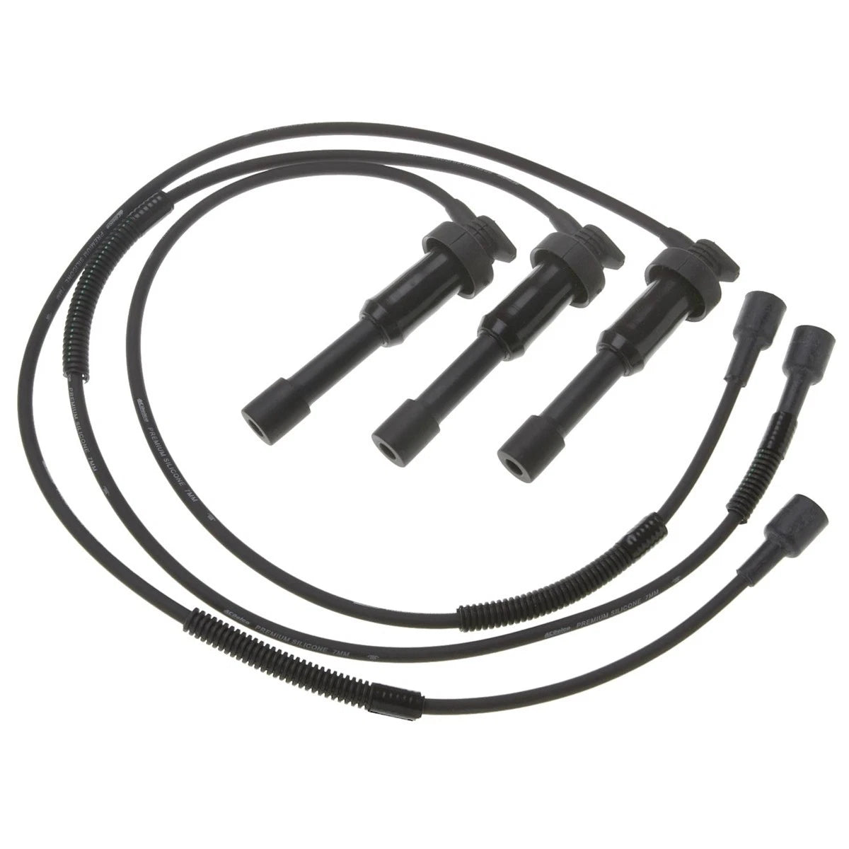 Set of 3 Spark Plug Wires 9366Q for Kia Amanti Hyundai Santa Fe (2003–2006)