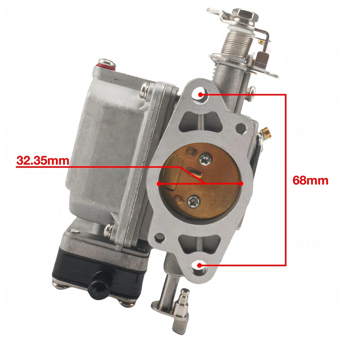 Carburetor for Mercury Mariner 2T 9.9 15 18 HP Outboard (803687A1)