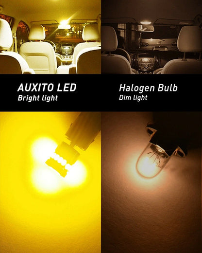 2X Amber LED Front Side Marker Light Bulbs 168 194 2825 T10 501 W5W for