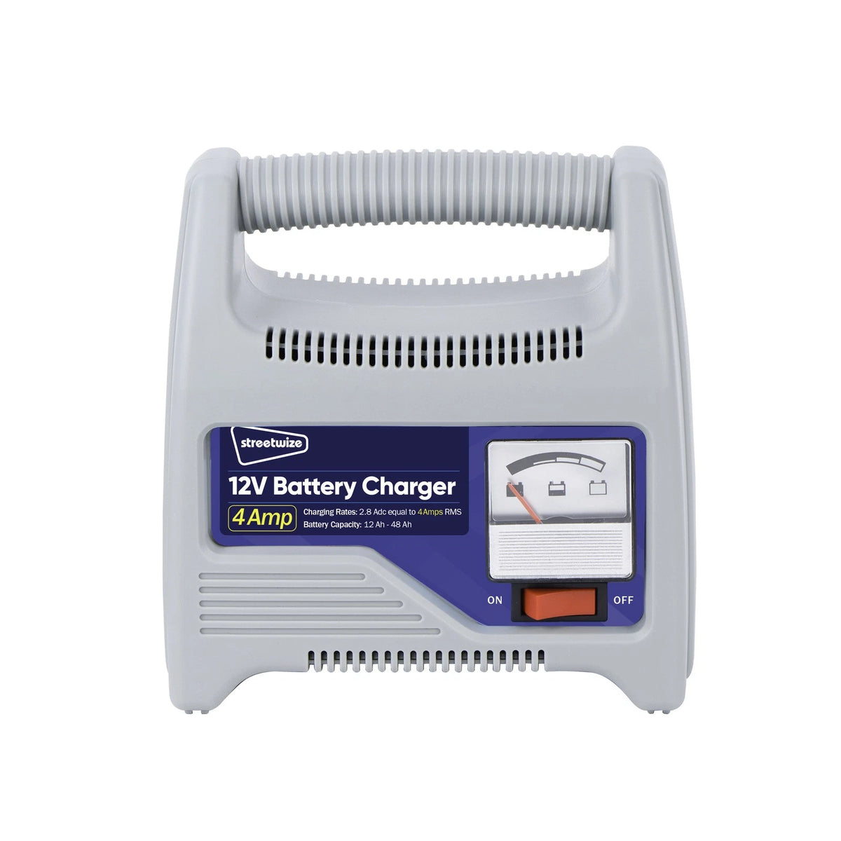 4 Amp 12 Volt Automatic Battery Charger for Car Bike Motorhome (SWBCG4)